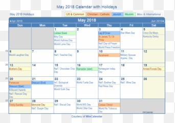May 2018 Calendar With Holidays - United States February 2018 Calendar With Holidays Emoji,Labor Day Emoji