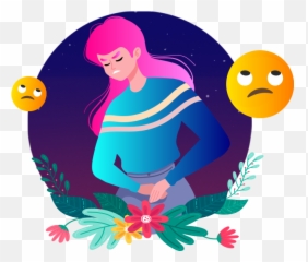 Periodos Sin Cólicos Con - Happy Emoji,Emojis Irónicos