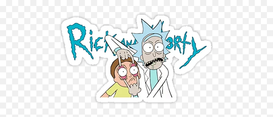 Rick And Stickers Set For Telegram - Art Rick And Morty Emoji,Rick And Mort Emojis