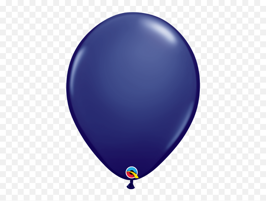 Qualatex Latex Balloons Navy 50ct - 57133 Qualatex Emoji,Emoticons Shape Balloon 33631
