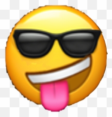 Emoji Iphoneemoji Cool Cringe Sticker - Whatsapp Emoji Crazy,Cringe Emoticon