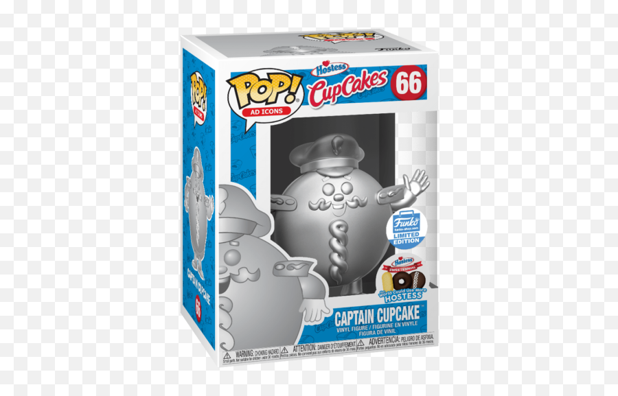 Ad Icons Series Pop Vinyl World - Captain Cupcake Funko Pop Emoji,Winkie Emoticon