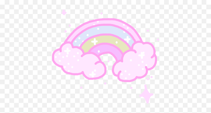 Magical Girl Pixel Sticker - Pink Rainbow Sticker Emoji,Steam Emoticon Art Unicorn