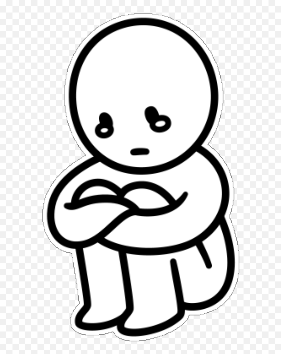 Latest Sad Easy Small Aesthetic - Sad Animation Emoji,Alanta Hawks Guy With Emoji Tattos