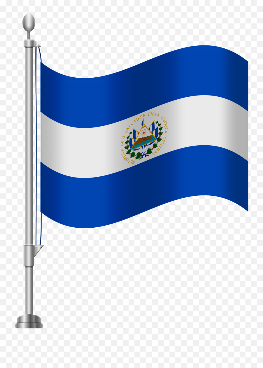 El Salvador Flag Png Clip Art - El Salvador Flag Png Emoji,El Salvador Emoji