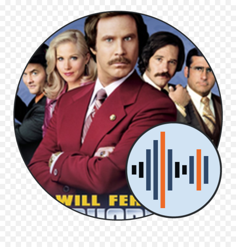 Anchorman The Legend Of Ron Burgundy - Will Ferrell Anchorman The Legend Of Ron Burgundy Words Black And White Emoji,Anchorman Glass Case Of Emotion Meme