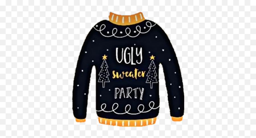 Ugly Christmas Sweater Sticker - Ugly Sweater Invitation Emoji,Emoji Christmas Sweater
