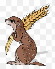 Grain Clipart Goods Grain Goods - Cartoon Furet Emoji,Weasel Emoji