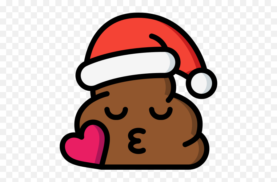 Beso - Iconos Gratis De Navidad Emoji,Descargar Emojis De Mierdita