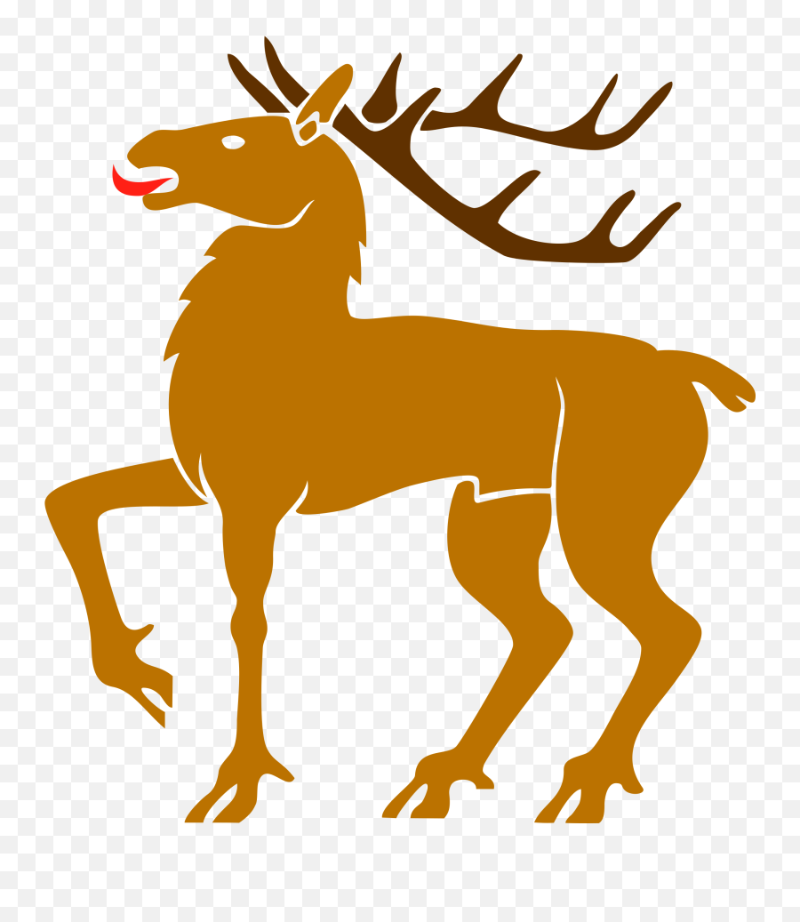 Clipart Reindeer Icon Clipart Reindeer Icon Transparent - Clip Art Emoji,Reindeer Emoji