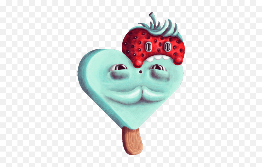 Ice Cream Love Sticker - Ice Cream Love Cute Discover Emoji,Strawberry Emotion