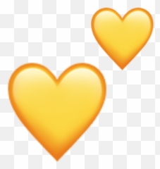Yellow Sar Kalp Emoji Smiley Sticker - Girly,Kalp Emoji