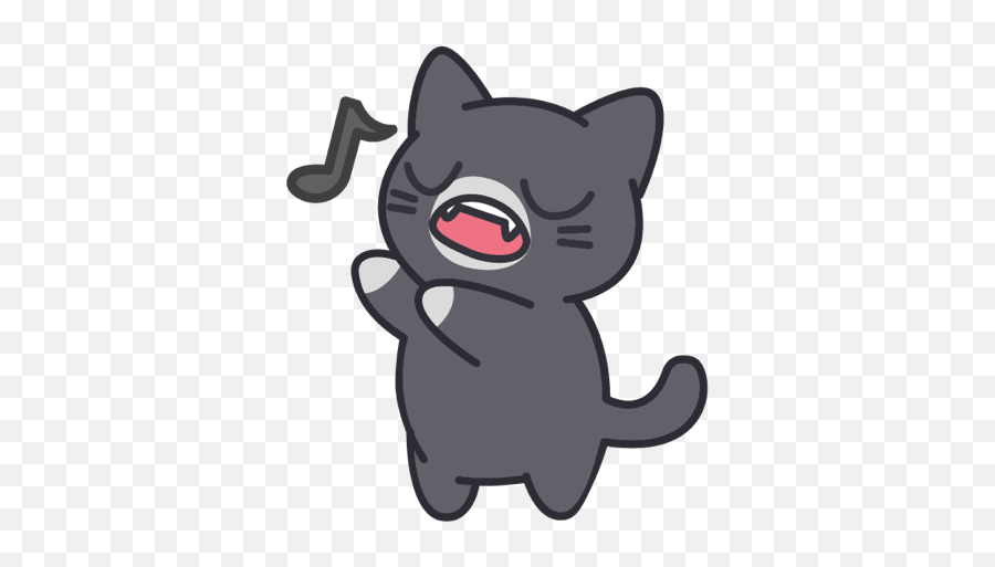 Cat Cats Sticker By A Lil Potato That Exists - Dot Emoji,Dancing Cat Emoji