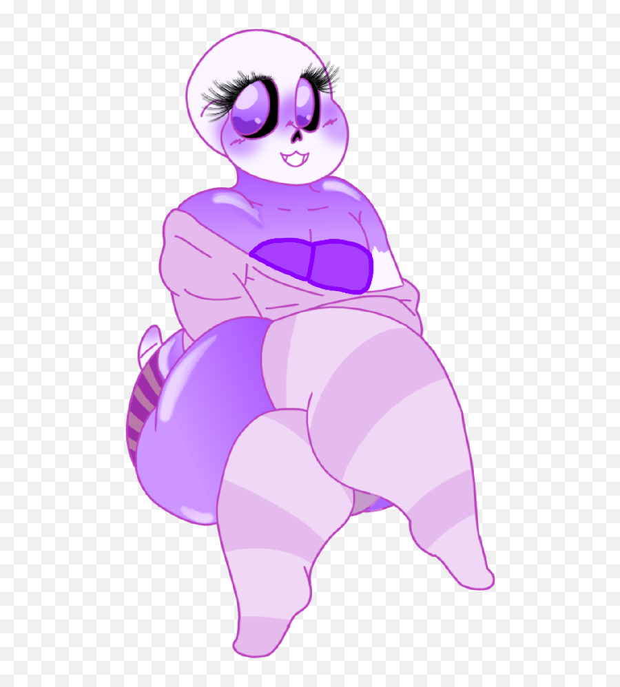 Cute Thicc Sans Sticker - Anime Girl Worl Cute Blue Emoji,Thicc Emoji