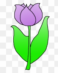 Tulip Clipart Black And White Free Images 2 - Clipartix Emoji,Tulip Emoji