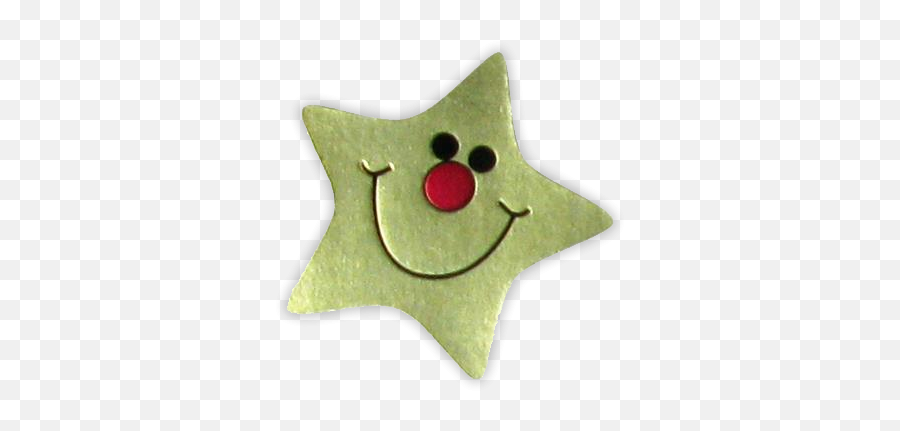 Gold Star Stickers - Happy Emoji,Gold Star Emoticon