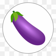 Eggplant Emoji 25mm Centre Disc,Egg Plant Emoji Png