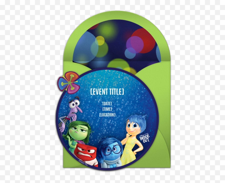 Free Inside Out Invitations - Fictional Character Emoji,Inside Out Clips Emotions