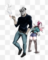 No Guns Life I Got A Gun For A Head - Supervillain Emoji,Gun And Star Emoji Answer