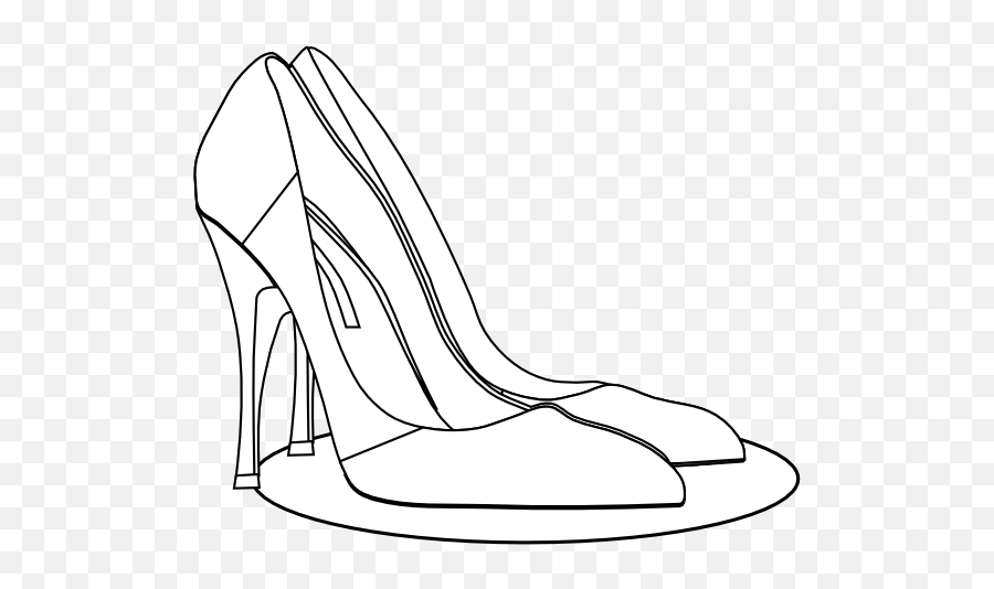 High Heel Clip Art Clipart - High Hell Clipart Black And White Emoji,High Heel Emoji