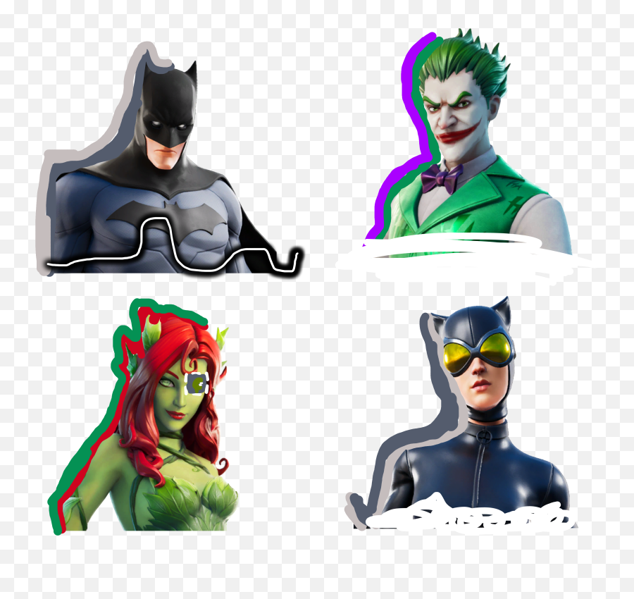 Poisonivy Catwoman Batman Sticker By Is Open - Batman Emoji,Batman Joker Emoji