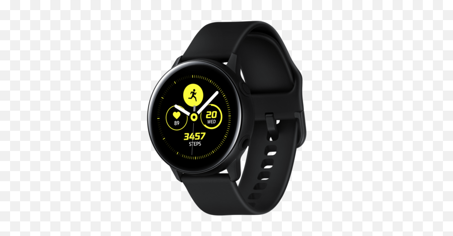 Samsung Galaxy Watch Active 40mm - Black Smr500 New Samsung Watch 2019 Emoji,Galaxy Note 4 Emoticons