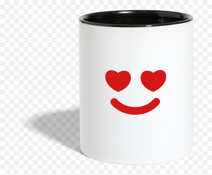 Contrast Coffee Mug - Happy Emoji,Coffee Mug Emoticon