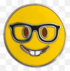 Nerd Emoji Pin - Happy,Emoji Pop Tarts