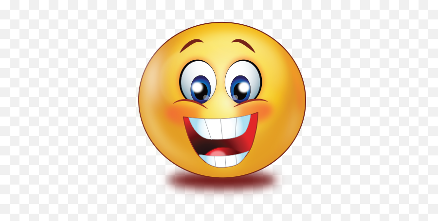 Laugh Big Teeth Emoji - Big Teeth Smile Emoji,Teeth Emoji