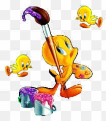 Tweety Glitter Gifs - Transparent Tweety Bird Gif Emoji,Emojis De Amor Con Movimiento