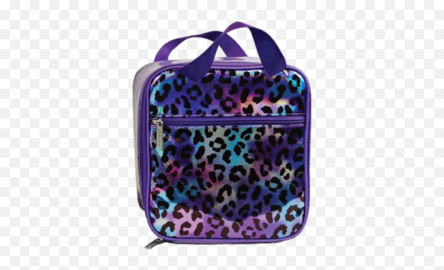 Iscream U2013 Tagged Iscream Leopard Iridescent Lunch Box - Girly Emoji,Tie Dye Emoji Backpack