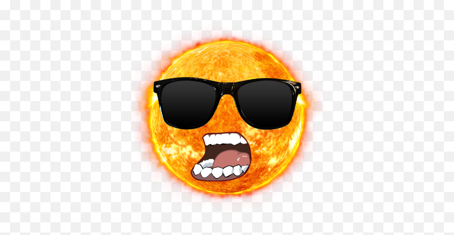 Png Overlay Edit Tumblr Emoji Sticker - Sun Solar System Png,Sunglasses Emoji Tumblr