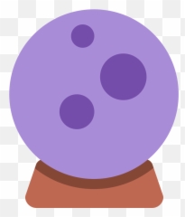 Crystal Ball Emoji Clipart - Crystal Ball Emoji,Joker Emoji Android