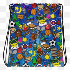 Galaxy Camp Drawstring Bag - Handbag Style Emoji,Emoji Drawstring Bag