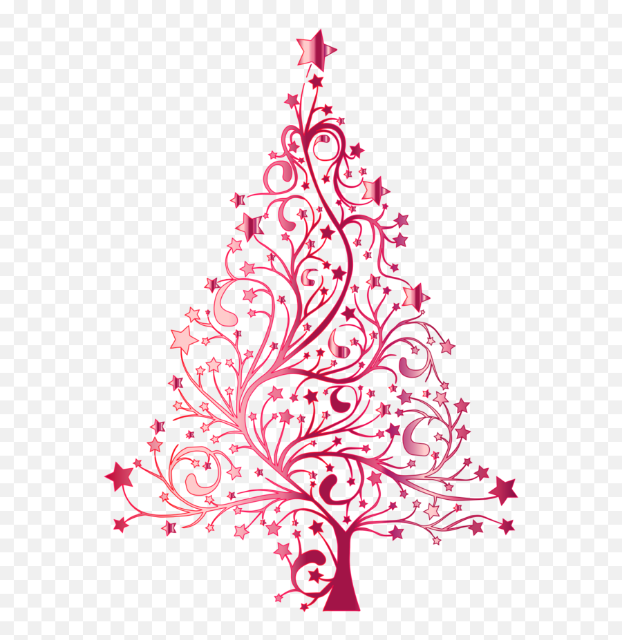 Pink Christmas Clip Freeuse Png Files - Christmas Tree Gold Drawing Emoji,Christmas Clip Art Emotions