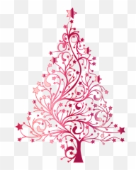 Pink Christmas Clip Freeuse Png Files - Christmas Tree Gold Drawing Emoji,Christmas Clip Art Emotions