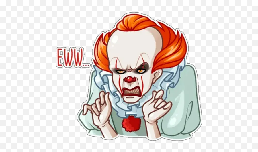 Pennywise Stickers For Whatsapp - Stickers De Pennywise Para Whatsapp Emoji,Pennywise Emoji