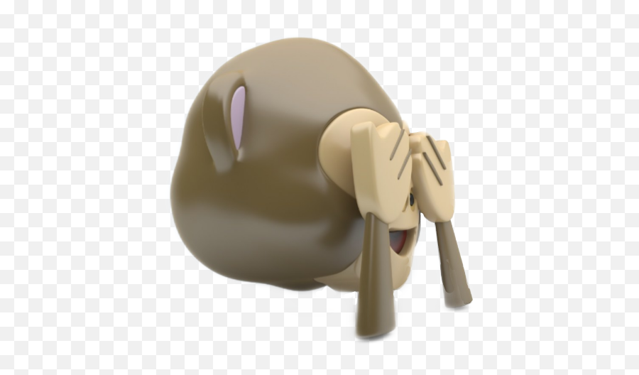 Monkey 3d 3dmodel 3demoji Sticker - Monkey Emoji 3d Model,Model Emoji