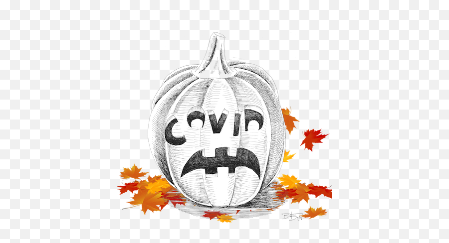 Nyack Sketch Log Halloween At Home Nyack News And Views - Transparent Autumn Leaves Cartoon Emoji,Spooky October Halloween Mass Text With Emojis