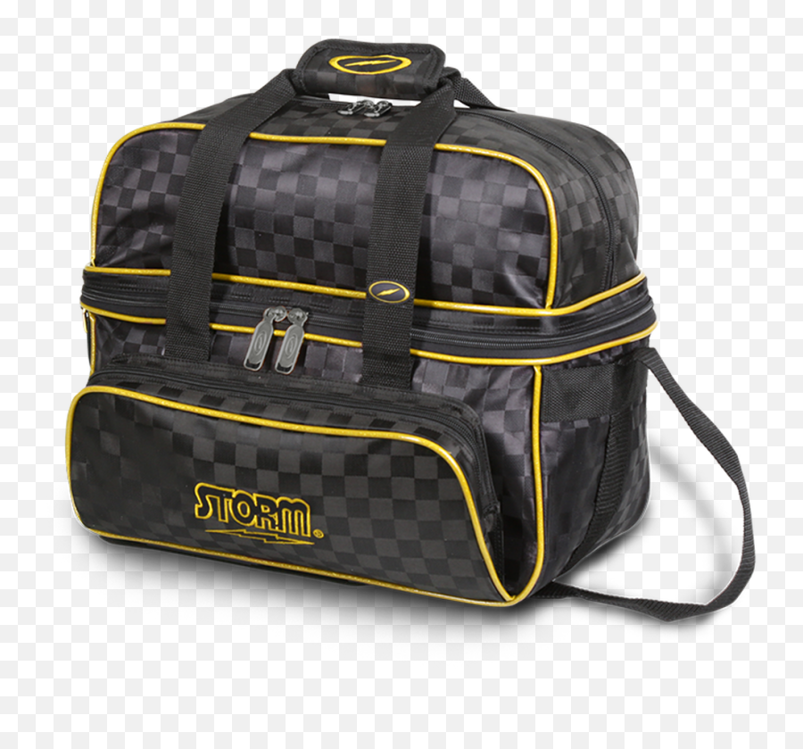 Storm 2 Ball Tote Deluxe Checkered Blackgold Emoji,Emoji Guess Gloves+bag=?