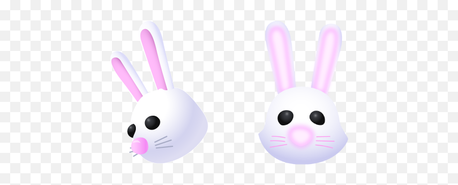 Roblox Adopt Me Bunny Cursor U2013 Custom Cursor - Girly Emoji,Bunny Emojis You Can Copy And Paste