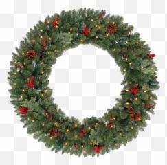 Christmas Wreath Christmaswreath Image By Kemahkarma - 48 Christmas Wreath With Lights Emoji,Images Of Emojis Wreath