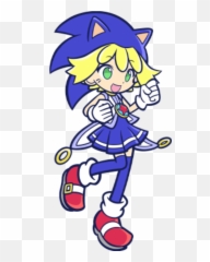 Amitie Cosplaying Sonic - Amitie Sonic Emoji,Puyo Puyo Tetris Puyo Emotions