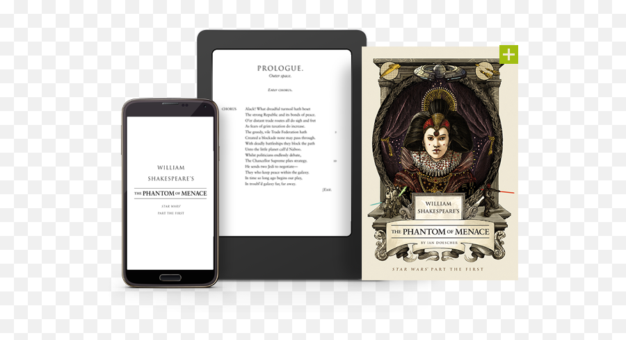 The Phantom Of Menace - Shakespeare Star Wars Clone Emoji,Shakespeare Texting Emoticon Book