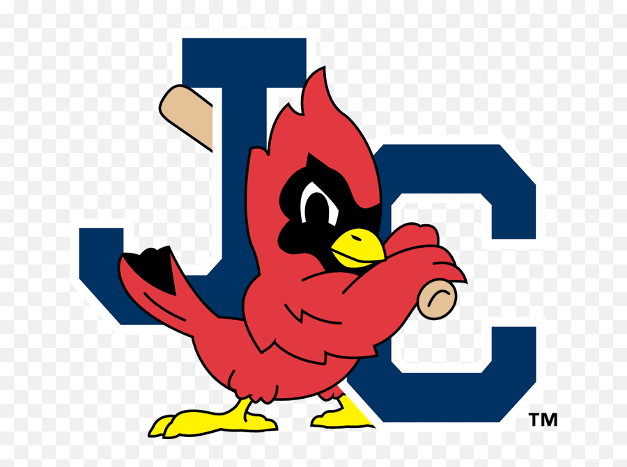 The Birds On Bat Cardinals Logo - Logodix Little League Cardinal Logo Emoji,Red Cardinal Bird Emoji