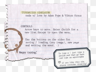 Typewriter Simulator - Online Typewriter Simulator Emoji,