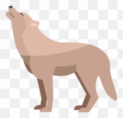 Howling Vector Templates - Wolf Flat Emoji,Wolf Howl Emoji