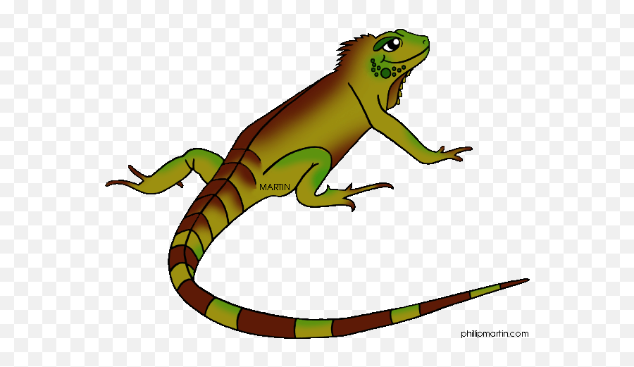 Iguana Clipart Cartoon Free Images 3 - Wikiclipart Clip Art Of Reptiles Emoji,Iguana Emoji