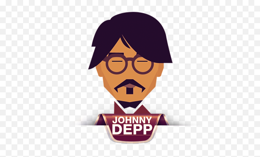 Johnny Depp 4 - Designbust Emoji,Marvel Emoticon Party