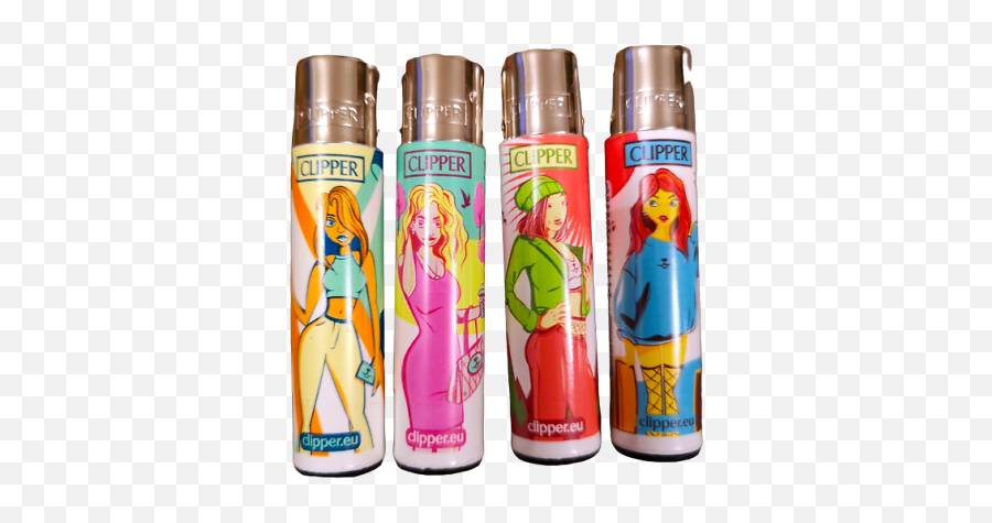 4 X Clipper Lighters Girly Gas Lighter Refillable You Get All 4 New Ebay Emoji,Gas Flame Emoji